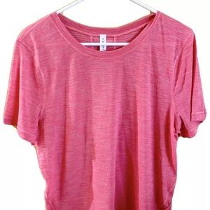 Coral Lululemon workout top size 10
